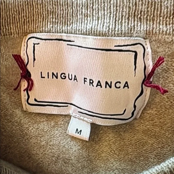 Lingua Franca Sweater Size Medium - Picture 2 of 3
